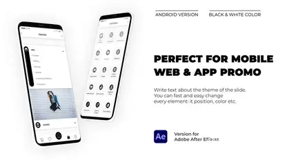 Dynamic Android App Promo Product Promo template preview