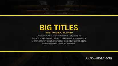 Dynamic Big Titles Elements template preview