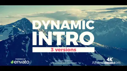 Dynamic Brush Intro Openers template preview