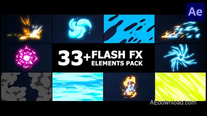 Dynamic Cartoon Effects | After Effects Elements template preview