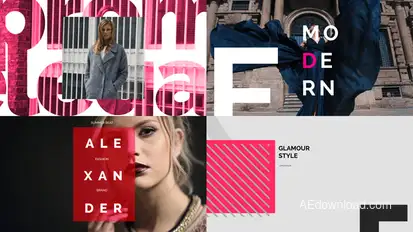 Dynamic Fashion Video Displays template preview