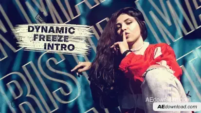 Dynamic Freeze Intro Openers template preview