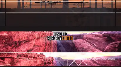 Dynamic Glitch Opener Openers template preview
