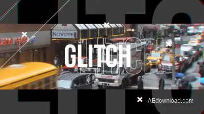 Dynamic Glitch Opener Openers template preview