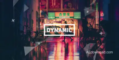 Dynamic Glitch Opener Openers template preview