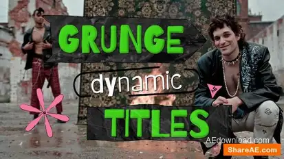 Videohive Dynamic Grunge Titles Titles template preview