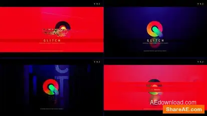 Dynamic Logo Glitch V 0.2 Logo Stings template preview