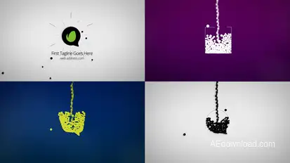 Dynamic Minimal Logo Reveals Set Logo Stings template preview