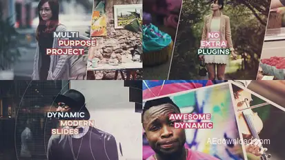 Dynamic Modern Intro Video Displays template preview