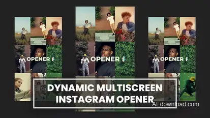 Dynamic Multiscreen Opener Instagram Openers template preview