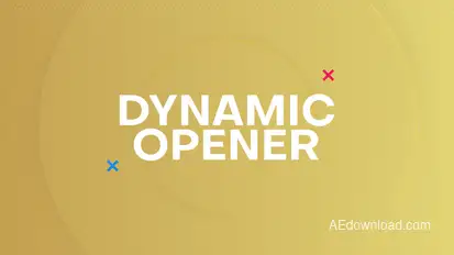Dynamic Opener Video Displays template preview