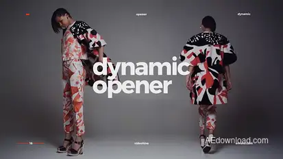 Dynamic Opener / Fast Stomp Typography / Fashion Event Promo / Clean Rhythmic Intro Openers template preview