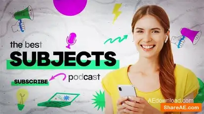 Dynamic Opener I Podcast Intro Openers template preview