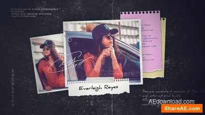 Collage Photo Opening Titles Openers template preview