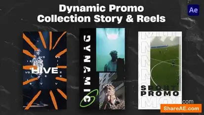 Dynamic Promo Collection Story & Reels Openers template preview