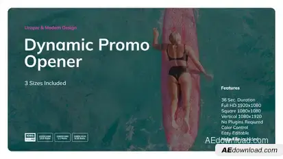 Dynamic Promo Opener Product Promo template preview