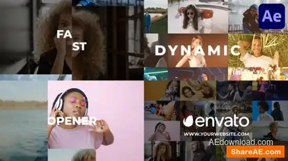 Dynamic Promo Opener for After Effects Openers template preview