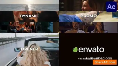 Dynamic Promo Opener for After Effects Openers template preview