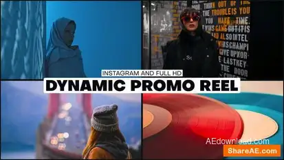 Dynamic Promo Reel Openers template preview