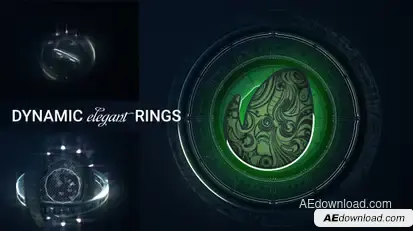 Dynamic Rings Logo Logo Stings template preview