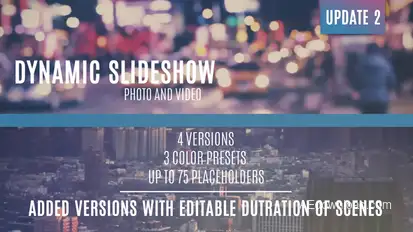 Dynamic Slideshow Video Displays template preview