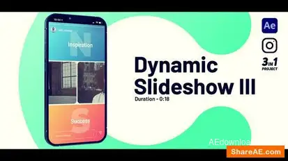 Dynamic Slideshow Vertical Openers template preview