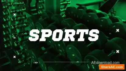 Dynamic Sports Intro Openers template preview