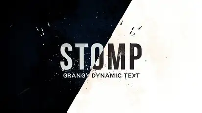 Dynamic Text Titles template preview