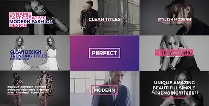 Dynamic Titles Titles template preview