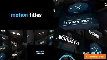 Videohive Dynamic Titles 23837540 Titles template preview