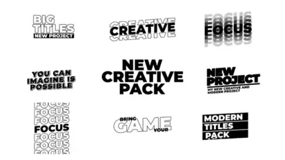 Dynamic Titles | AE Titles template preview