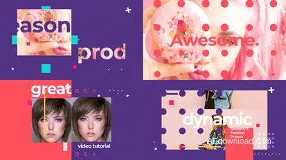 Dynamic Typo Product Promo template preview