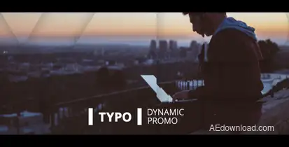 Dynamic Typo Promo Openers template preview