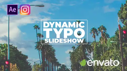 Dynamic Typo Slideshow Openers template preview