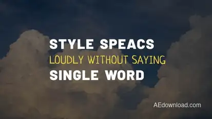 Dynamic Typography | After Effects Titles template preview