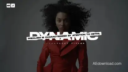 Dynamic Typography | After Effects Titles template preview