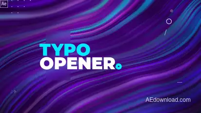 Dynamic Typography Opener Openers template preview