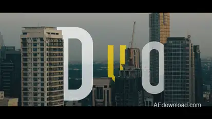 Dynamic Urban Opener Video Displays template preview