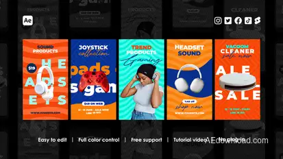 E-Commerce Instagram Reels Product Promo template preview