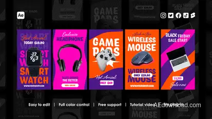 E-Commerce Instagram Reels Product Promo template preview