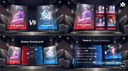 E-Sports Games Graphics Pack broadcast-packages template preview