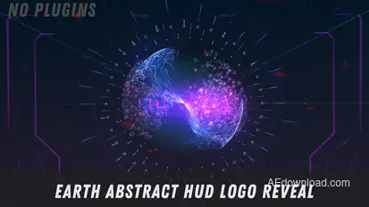 Earth Abstract Logo Reveal Logo Stings template preview
