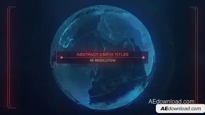 Videohive Earth Abstract Titles Titles template preview