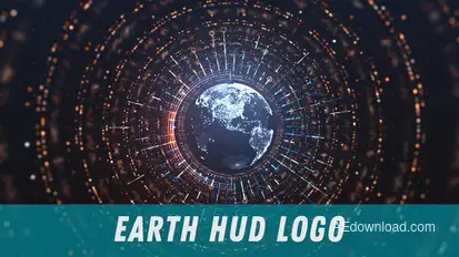 Earth HUD Logo Logo Stings template preview