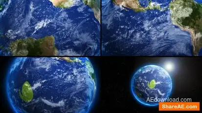 Earth Logo Opener Openers template preview