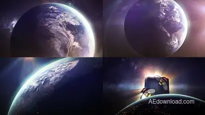 Earth Sun Logo Openers template preview