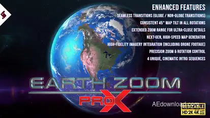 Earth Zoom Pro X Openers template preview