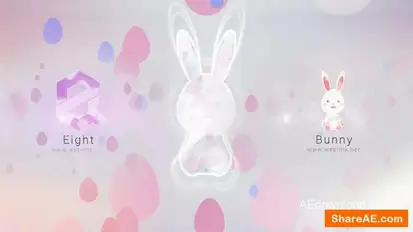 Easter Clean Logo Logo Stings template preview