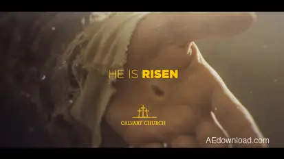 Easter In Photos Church Package Video Displays template preview