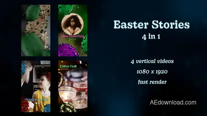 Easter Stories  - 4 In 1 Product Promo template preview